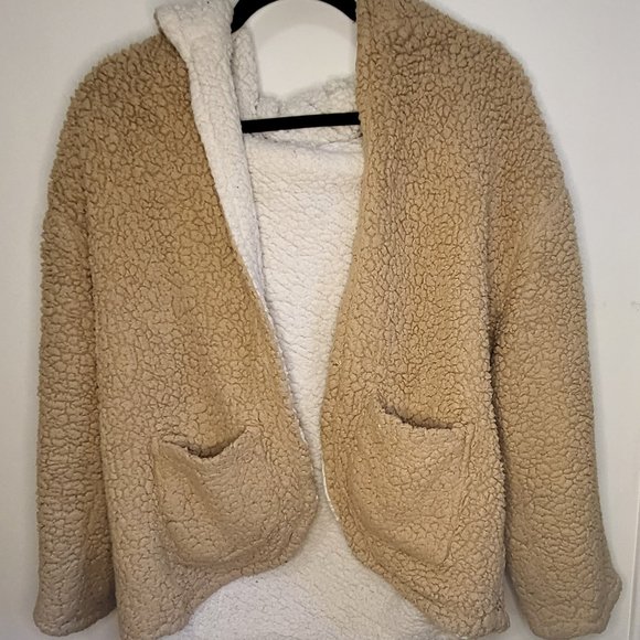 Teddy Sherpa Reversible Jacket (Small) - Picture 1 of 5